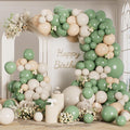 RainbowQ 165 Pcs Sage Green Balloons Arch Kit Different Sizes Garland | Olive by RainbowQParty