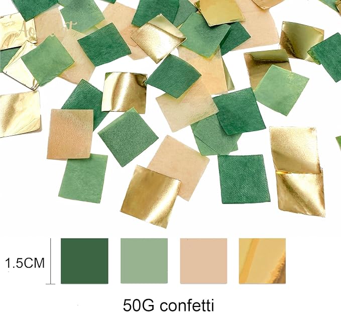 AOBKIAT Sage Green Wedding Party Decorations Kit, Tassels Hanging Backdrop - Image 4