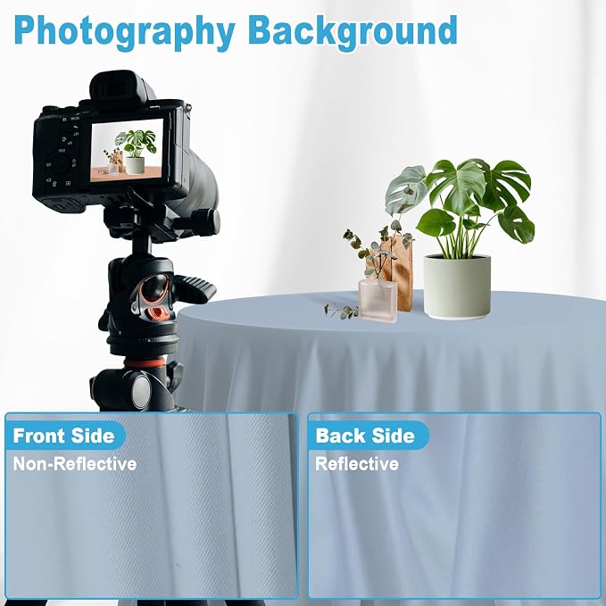 Dusty Blue Photography Backdrop - Image 5