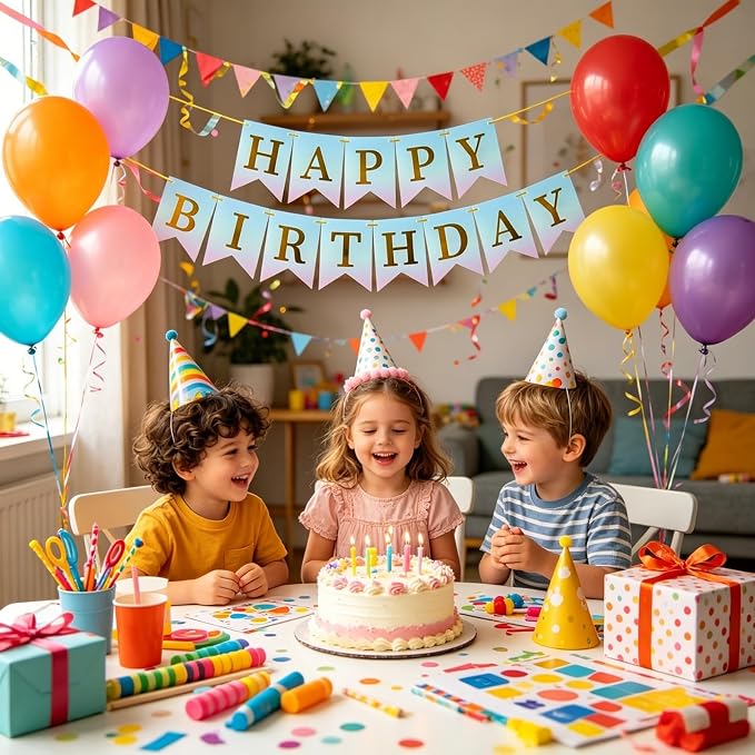 Happy Birthday Banner Birthday Party Supplies - Image 3