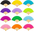 Paper Hand Fans, 8.3 Inch Foldable Handheld Fans by ffscafscn