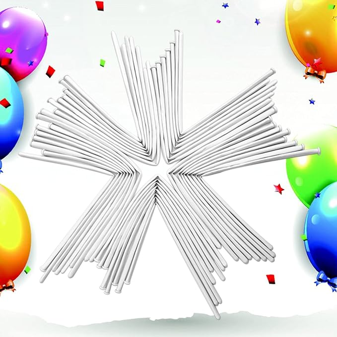 100Pcs clear 260 Balloons Clear Long Skinny Latex Balloon - Image 9