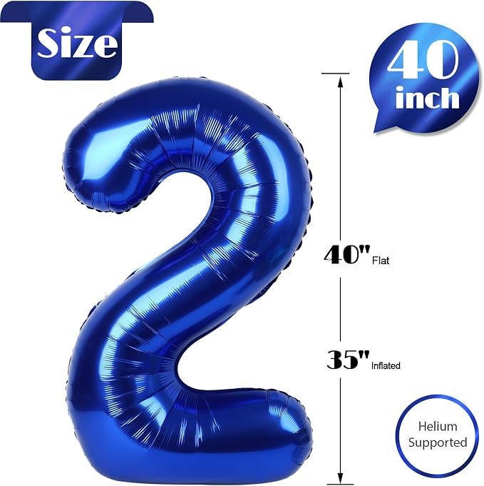 Night Blue 2 Balloon - Image 5