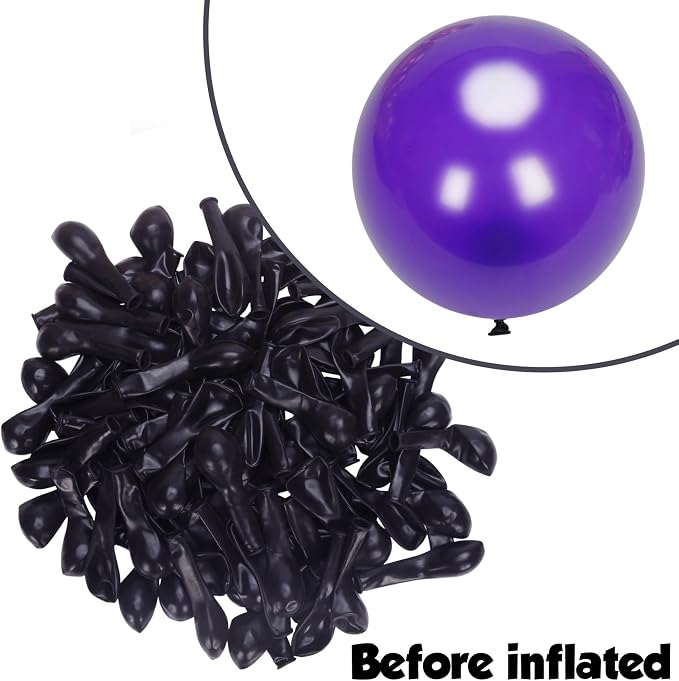 Purple and Gold Balloon Arch Garland Kit 153pcs - Image 4