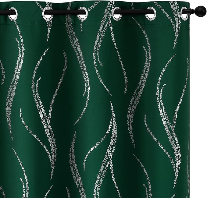 Yakamok Emerald Green Blackout Curtains by Yakamok