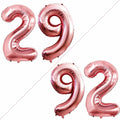 Number 29 Balloons for 29th Birthday Party Decorations, 42 Inch Jumbo Foil by GOER