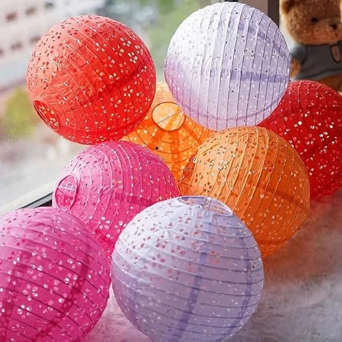 12Pcs Paper Lanterns Chinese Lunar New Year Decorations 2026 Chinese Japanese - Image 8