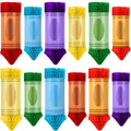 12 Pcs Crayon Pencil Hanging Honeycomb Classroom Decorations | Welcome Back to by BOARDFEB
