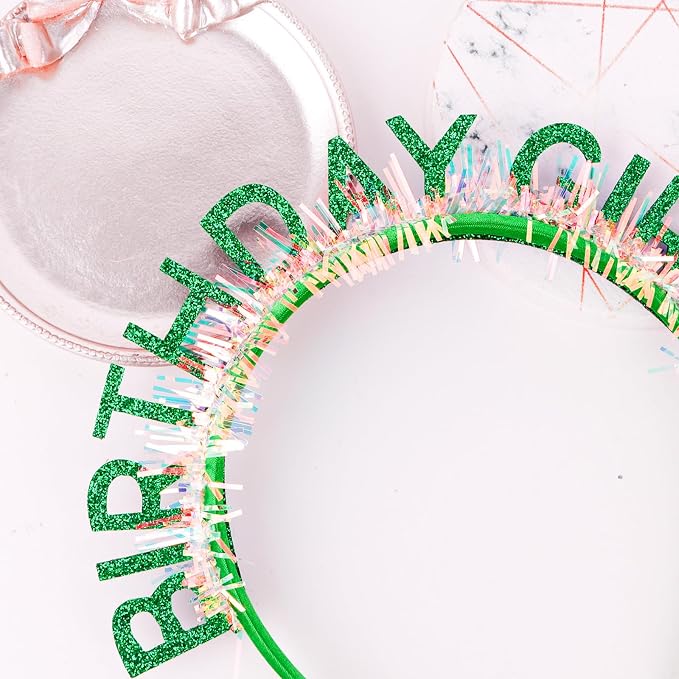 CIEHER Birthday Girl Headband Birthday Crown - Image 4