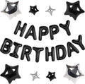 CANREVEL Happy Birthday Banner Decorations + 8Pcs Star Balloons, by CANREVEL