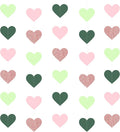5PCS Sage Green Heart Garland, 72ft Sage Green Pink Heart Ceiling Decorations by UNIIDECO