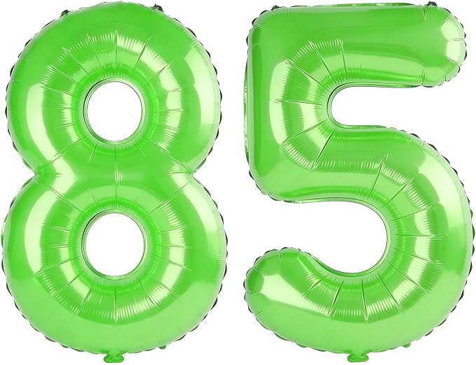 40 Inch Number 85 Balloons for 85th Birthday Party Decorations, 0-100 Fruit by FOBELEC