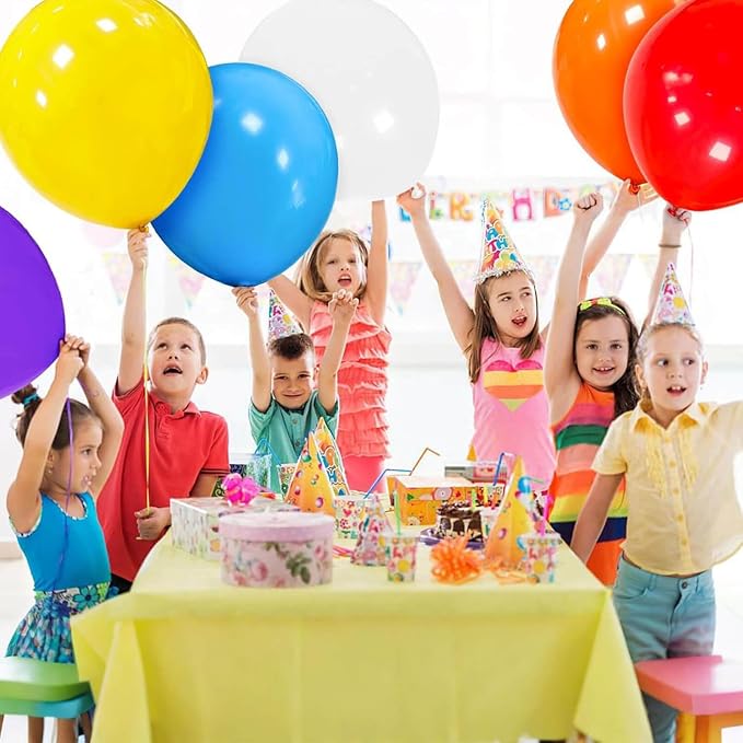 18 Inch Assorted Colors Big Balloon 12 Pack Large Latex Party Balloons Round - Image 5