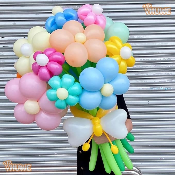 260 Balloons Pastel Blue White - Image 3