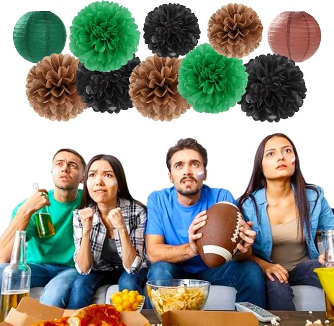 Football Party-Decorations Paper-Flowers - Image 4