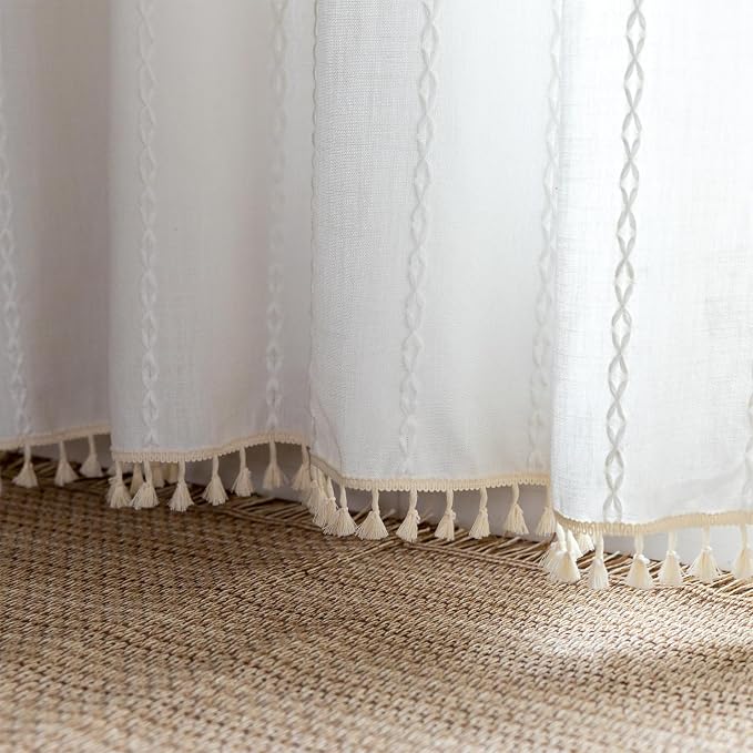 Sutuo Home Boho Valance Curtains 18 inches - Image 4