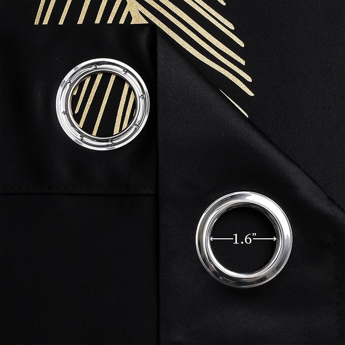2 Curtain Panels Set Designed Blackout Curtains - Image 8