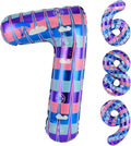 40 Inch Video Game Themed Number 7 Balloon, Birthday Party Decorations | Large by AXBMM