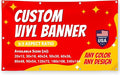 Custom Vinyl Banner with 150+ Sizes – Personalized Outdoor or Indoor Sign – Any by Unknown