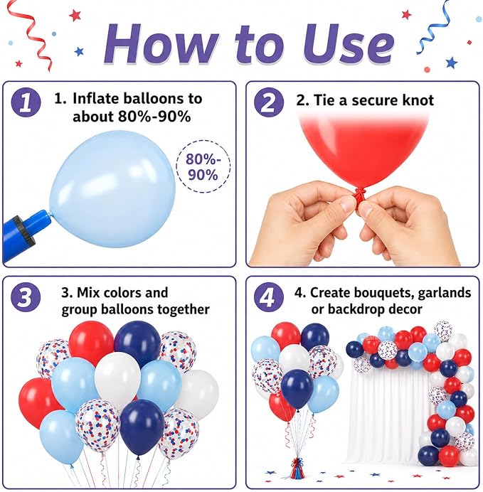 Red and Blue Balloons - Image 4