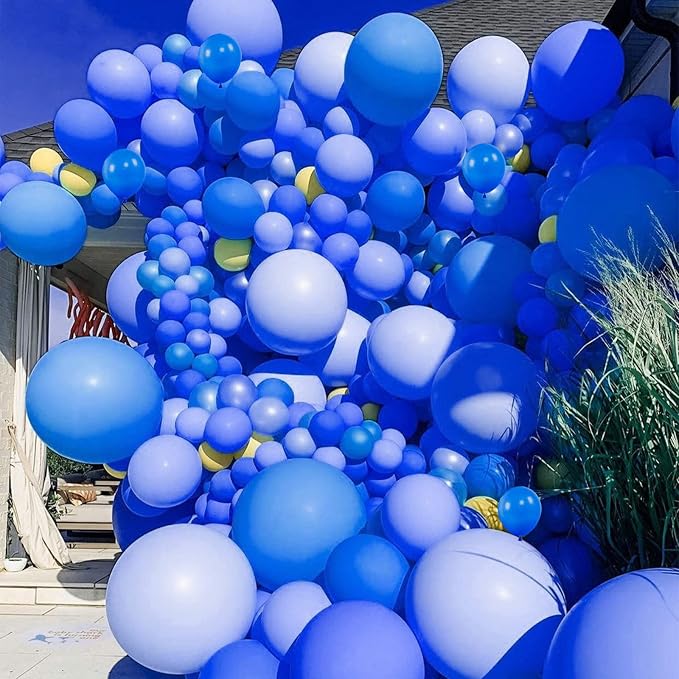 Blue Balloons 110Pcs, 5 Inch Small Blue Latex Party Balloons, Mini Thick Blue - Image 5