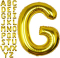 40 Inch Gold Letter G Balloon Big Foil Helium Letter Balloons A-Z | Giant Large by SULALABOO
