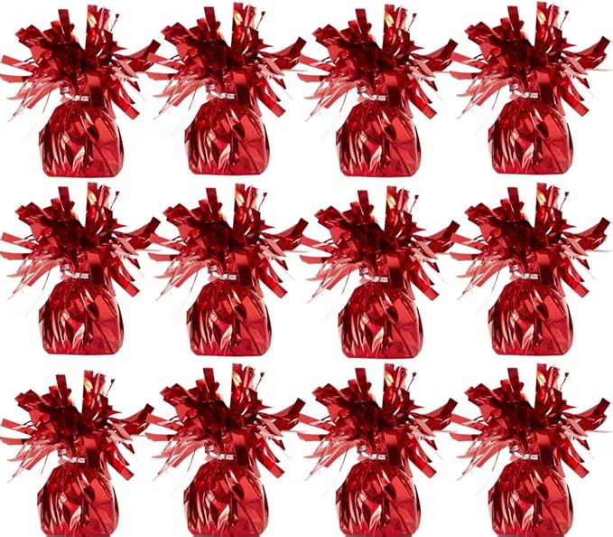 Balloon Weights, 12 Pieces, Weight 0.36Bl | Aluminum Foil, Suitable by Unknown