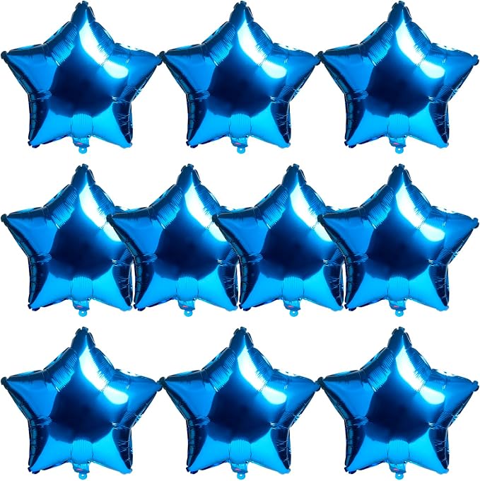 10pcs Star Shape Foil Mylar Helium Balloon 18" Balloon Birthday Party by MEETINGU
