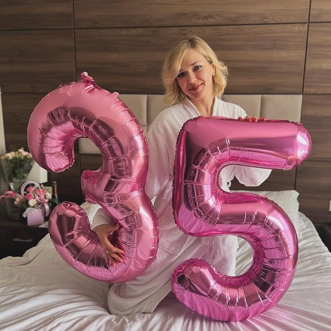 Pink 9 Balloon - Number Balloon 40 Inch, 9th Pink Birthday Decorations | Large - Image 7