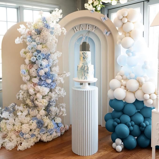 Dusty Blue Balloon Garland Kit - Image 7