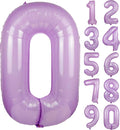 40" Macaron Purple 0 Number Balloons Helium Foil Mylar Balloon Digit 0 | by Exquisitehighqualitypartydecorationstomeetyoureveryneed%EF%BC%81