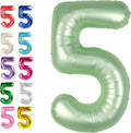 Oliver Green Number 5 Balloon 40 inch, Birthday Party Balloons Decorations | by Upgesy