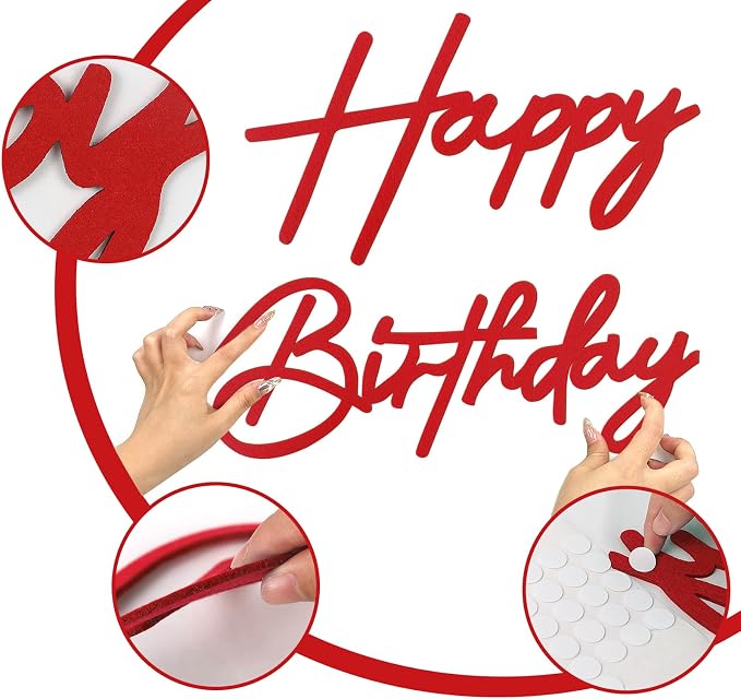 Happy Birthday Sign for Backdrop - Image 5