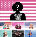 Custom Pink American US Flag by PKONE