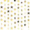 7 Pack 91.8 ft Gold Star Garland Banner Double Side Hanging Star Streamers by Unknown