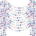Outus 10 Pieces Colorful Circle Garland Banner Hanging Paper Dot Decorations by Outus