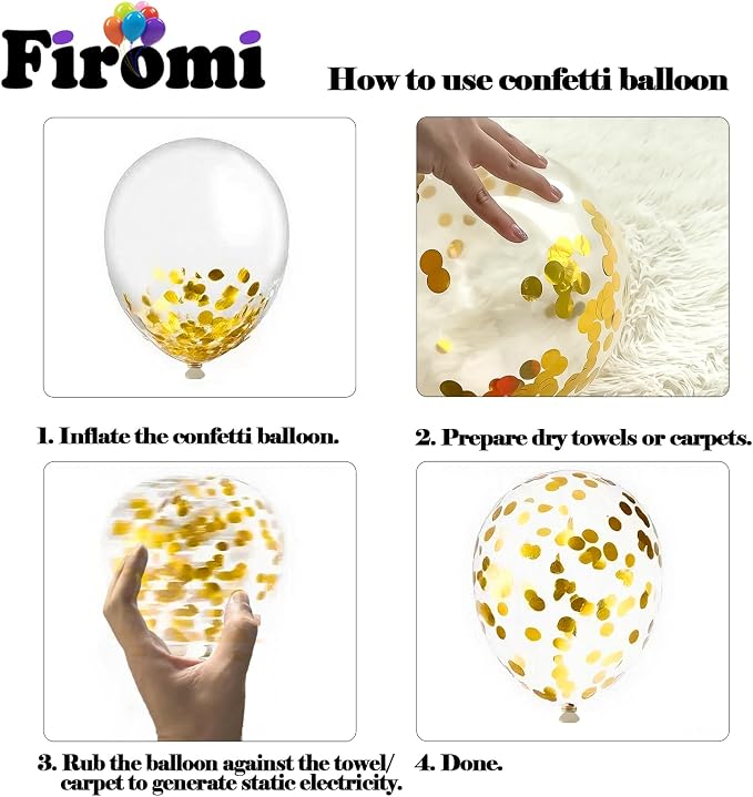 Firomi Metallic Chrome Purple Balloons Set 12-inch 70 Pack | Purple and Premium - Image 6