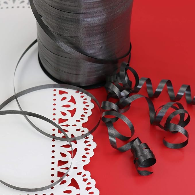 500 Yards Black Curling Ribbon/Balloon Ribbon/Balloon Strings/Gift Wrapping - Image 5
