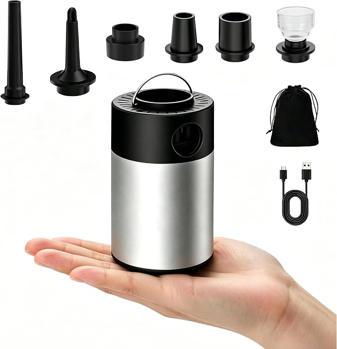 Philorn Portable Air Pump for Inflatables – 5200mAh Rechargeable Battery by Philorn