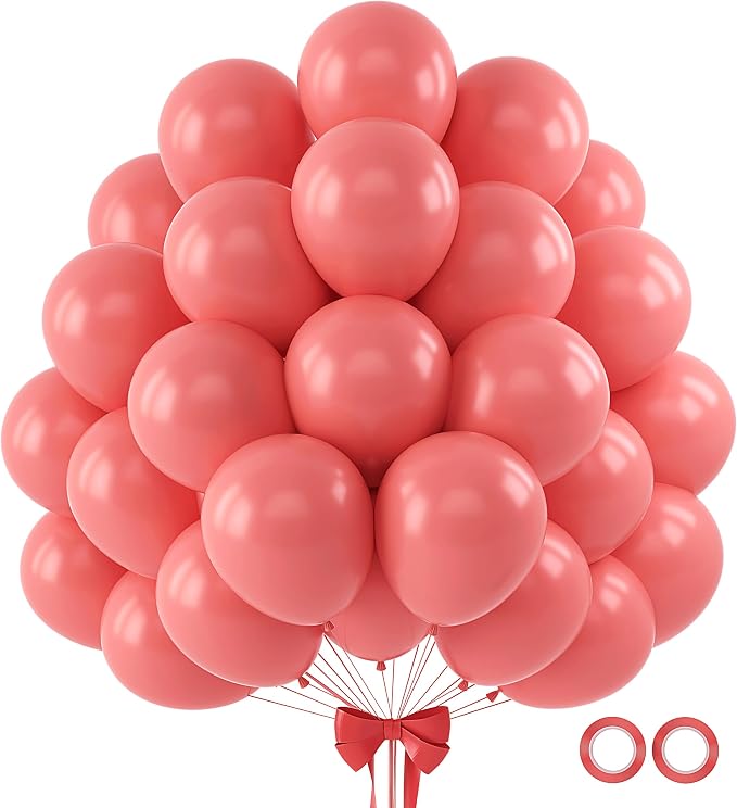 110pcs Dusty Pink Balloons 12 Inch Latex Balloon by BAIBAOXIANG