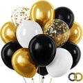 RUBFAC Black and Gold Balloons, 2026 Graduation Party Decorations Balloons by RUBFAC