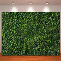Nature Spring 3D Green Leaves Theme Photo Background Wedding Birthday Party by HQM
