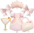 6PCS Princess Birthday Party Decorations-Princess Balloons by BalloonArchGarlandKit