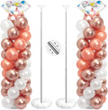 Seematn 2 Set Diamond Ring Balloon Column Stand Kit by Seematn