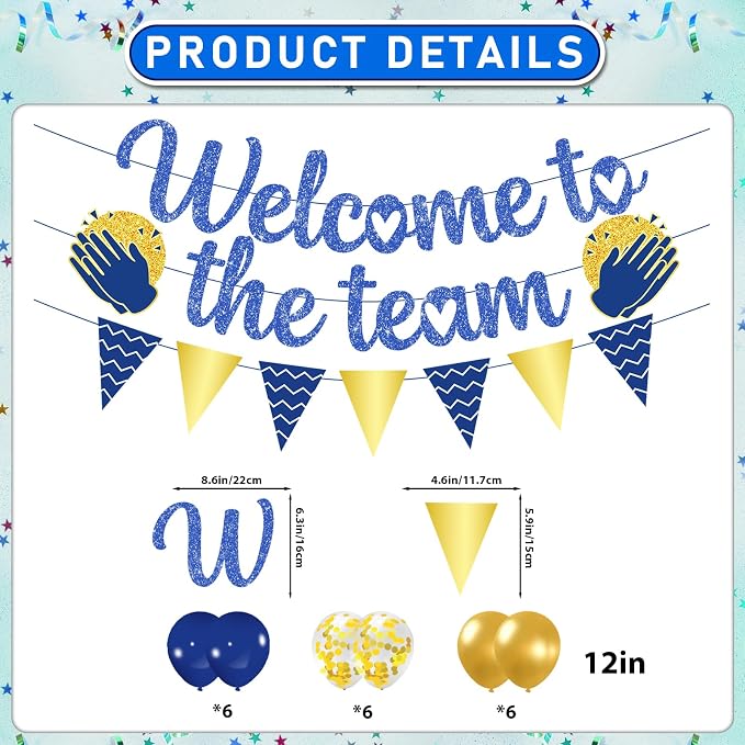 Welcome to The Team Decorations - Image 2
