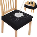 Smiry Waterproof Seat Covers for Dining Room Chairs, No Rear Covers | Stretch by Smiry