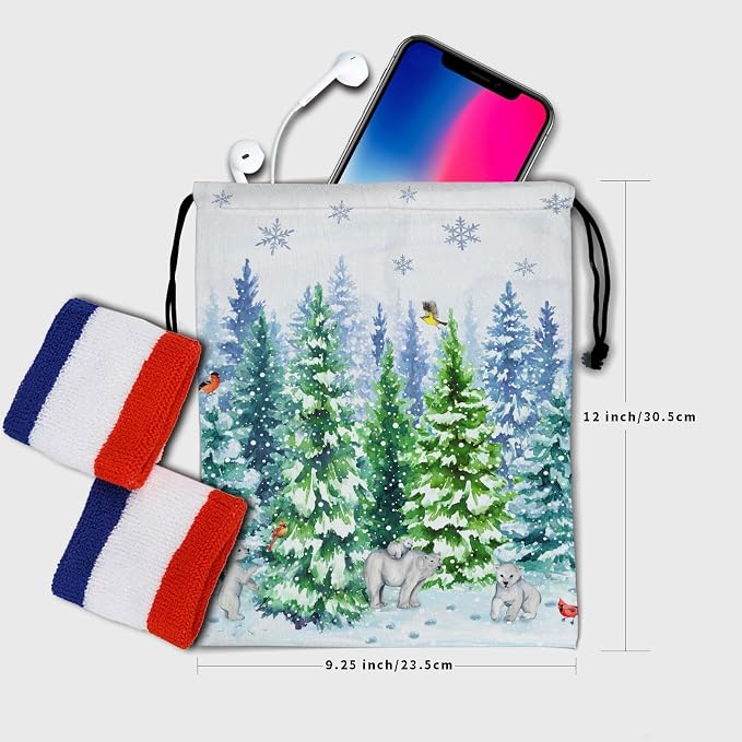 Forest Bear Birds Grip Bag - Image 6
