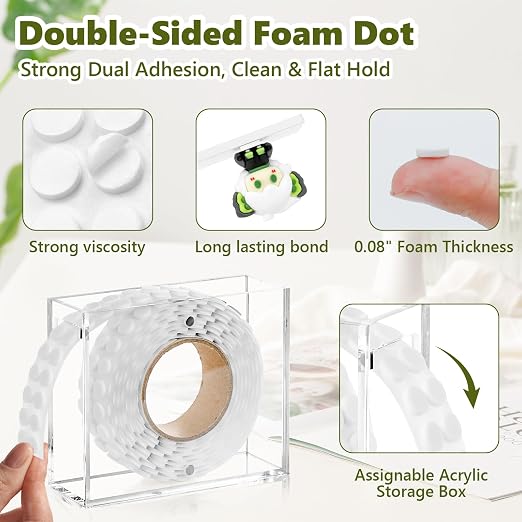 400 PCS 2mm Double Sided Foam Dots - Image 3