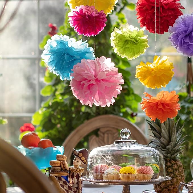 Tissue Paper Pom Poms - Image 6