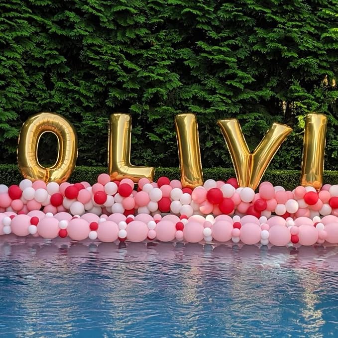 Gold Letter Balloons 40 Inch Large Letter Q Balloon Aluminum | Foil Mylar Big - Image 6